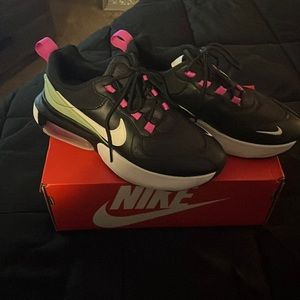 Nike air max 270 black pink and light green